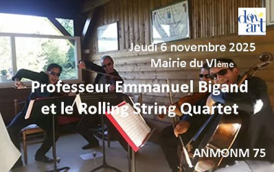Professeur Emmanuel Bigand et le Rolling String Quartet